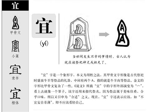 宜 五行|宜字的含义和寓意